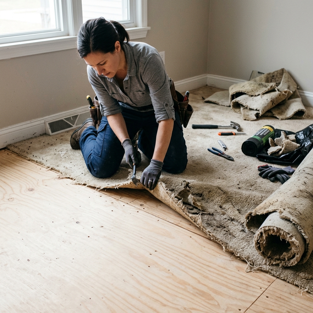 How to Remove Carpet and Prepare Floors for New Flooring